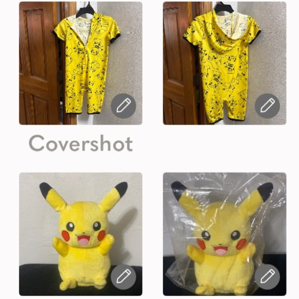Huge Talking Pikachu Pokémon+T-shirt+matching Boxer🩳sz4-5